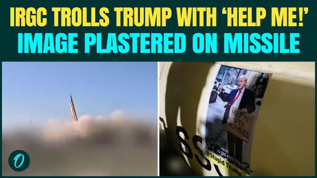Iran SLAPS Trump’s HUMILIATING Photo On A Missile; IRGC Embarrasses Trump | ‘HELP ME! Open Hormuz’