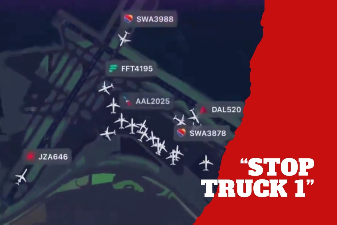 Air traffic control audio reveals chaos before airport collision