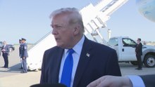 TRUMP FIERY Q&A after PLANE CRASH