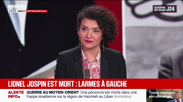 Il était très méticuleux : l'hommage de Lamia El Aaraje, première secrétaire fédérale du PS, à Lionel Jospin sur BFMTV