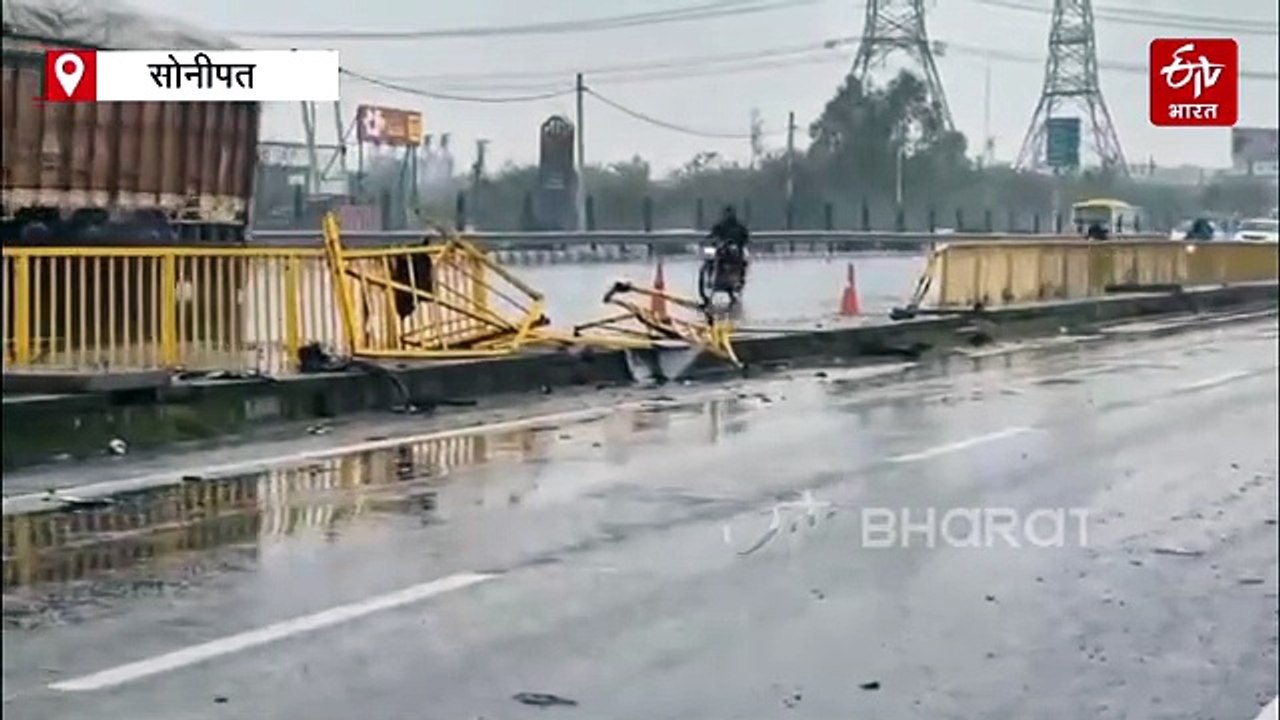 सोनीपत में तेज रफ्तार का कहर, 7 दोस्तों की कार पलटी, 2 की मौत, 5 घायल