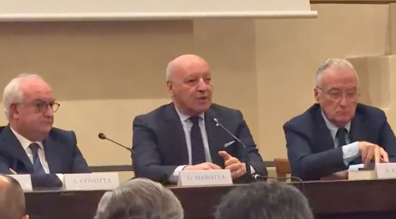 VIDEO FCIN1908 / Marotta: "Sport e giovani, sento di poter dare un contributo"