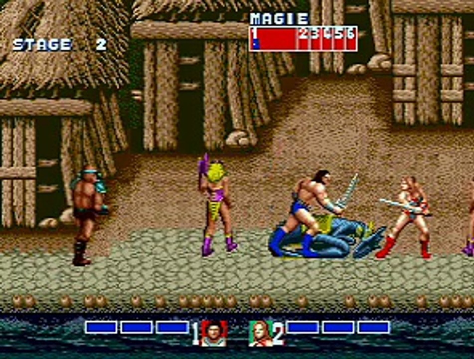 Golden Axe online multiplayer - megadrive