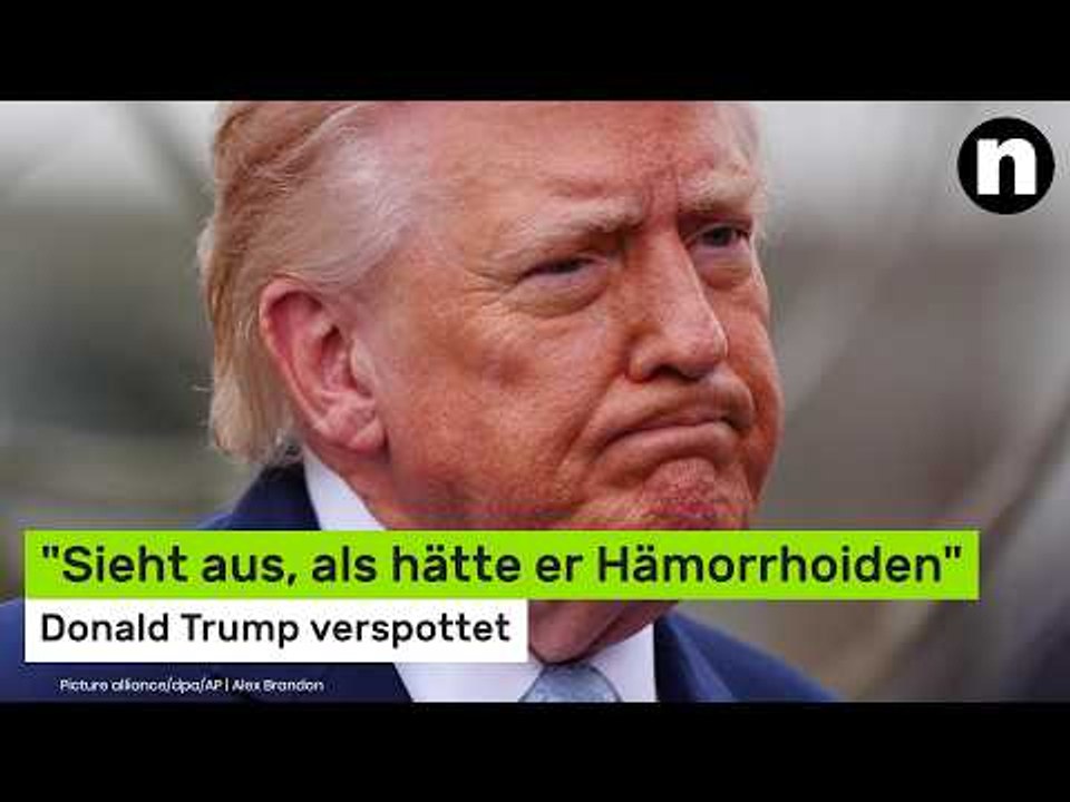 Donald Trump: 'Sieht aus, als hätte er Hämorrhoiden' - Präsident offenbart Probleme beim Hinsetzen