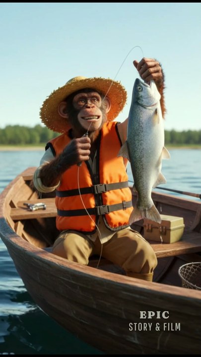 Bully Cheats in a Fishing Contest... Catches a SEA MONSTER! 🦑😱 #prankfail #instantkarma #fishing #seamonster