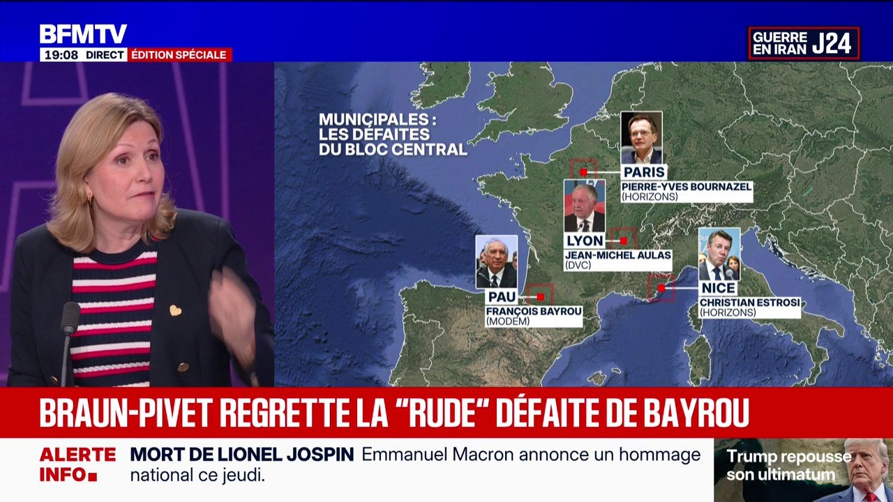 Municipales: "L'implantation locale prend du temps", explique Yaël Braun-Pivet, présidente de l'Assemblée nationale
