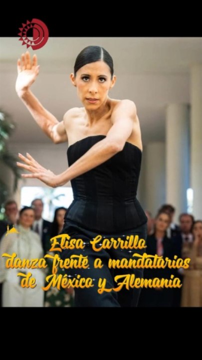 Elisa Carrillo danza frente a mandatarios de México y Alemania
