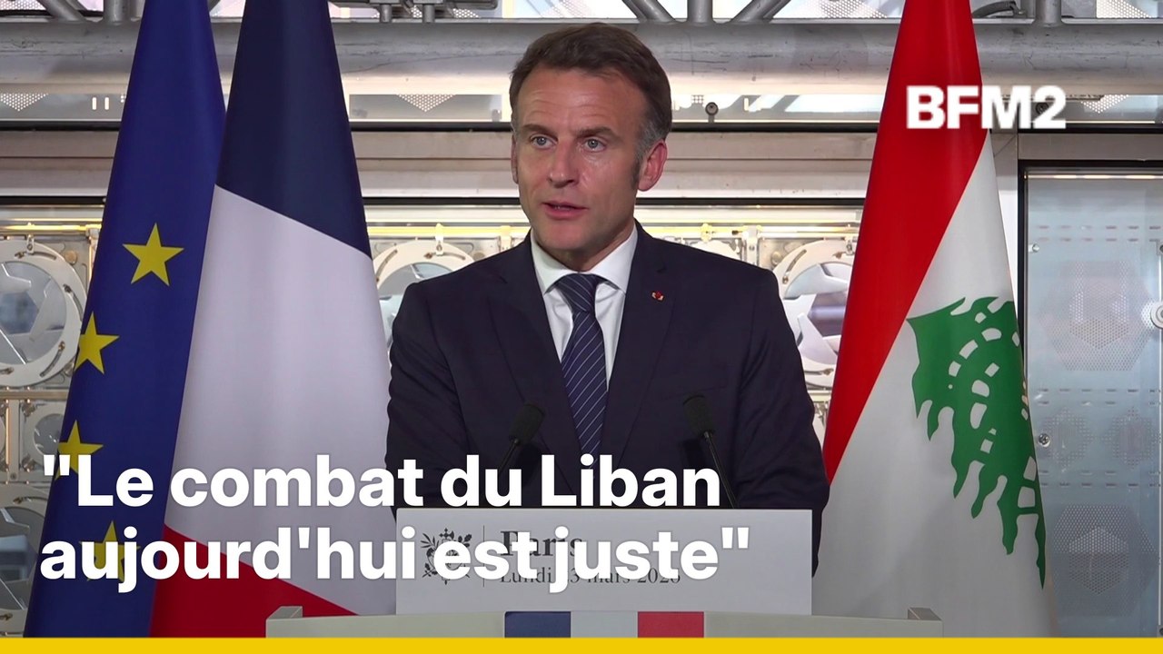 Liban, Lionel Jospin, Jack Lang: Emmanuel Macron s'exprime depuis l'Institut du monde arabe