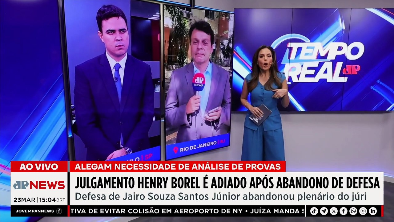 Caso Henry Borel: Julgamento é adiado após defesa de Jairo abandonar plenário do júri | TEMPO REAL