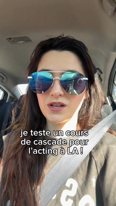 Je teste mon premier cours de cascade pour l’acting !