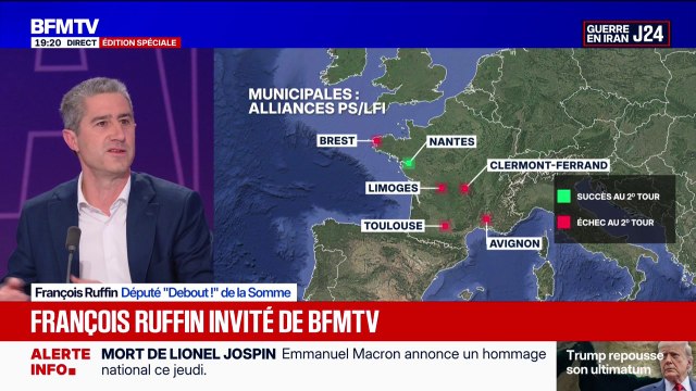 À gauche, il y a deux boulets, Jean-Luc Mélenchon et François Hollande , estime François Ruffin, député (Debout!)