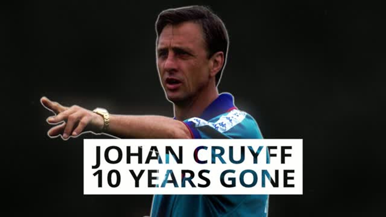 'A true legend of the game' - remembering Johan Cruyff 10 years on from his death