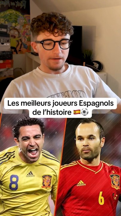 Les meilleursjoueurs Espagnols de l’histoire 🇪🇸⚽️ #foot #football #espagne