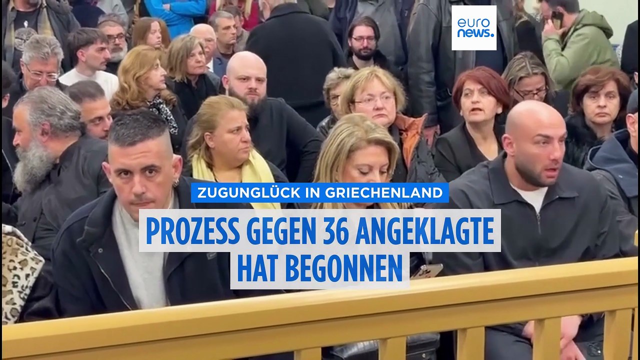 Zugunglück von Tempi: Prozess startet im Chaos