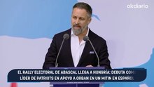 El rally electoral de Abascal llega a Hungría: debuta como líder de Patriots en apoyo a Orban en un mitin en español