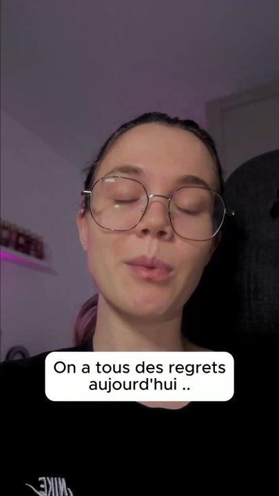 J’ai réfléchi à tous les regrets que j’ai dans ma vie…et je me suis rendu compte d’un truc.On en a tous.Mais est-ce que les regrets nous apprennent quelque chose au final ?