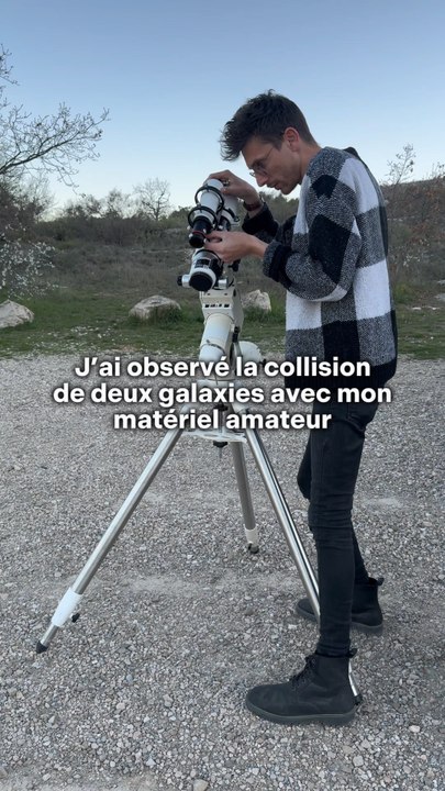 J’ai observé une collision de galaxies 😍
