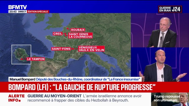 Municipales: On a progressé , se félicite Manuel Bompard, coordinateur national de La France insoumise