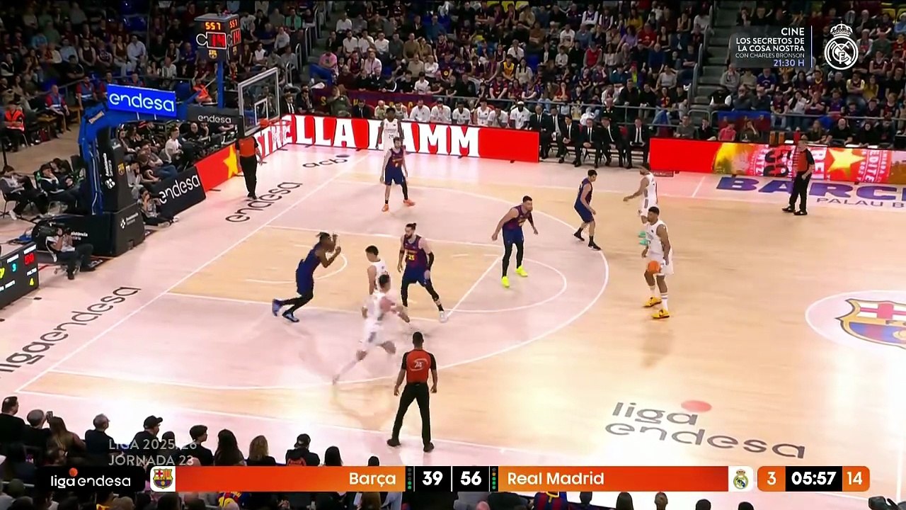 FC Barcelona vs Real Madrid de Baloncesto segunda parte segundo tiempo cuartos 3 y 4 P2 Jornada 23 Liga Endesa AC 2025 2026