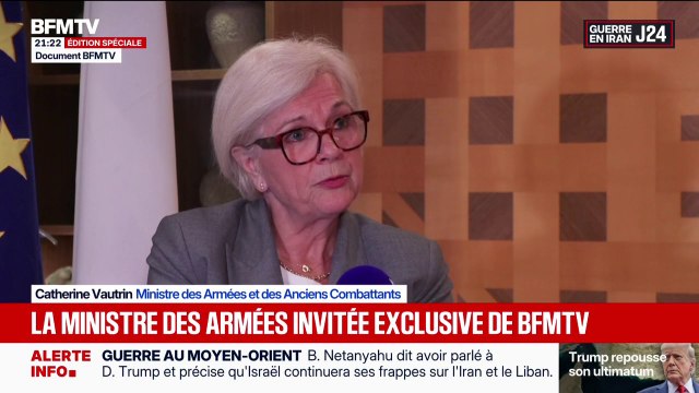Tension dans le Golfe: Lorsque vous avez un accord de partenariat, par définition, vous êtes engagés , explique Catherine Vautrin, ministre des Armées