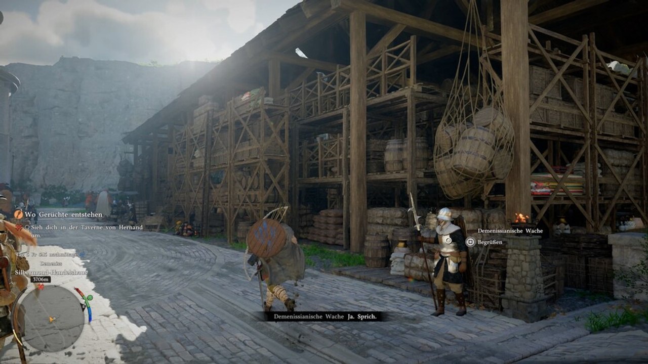 Crimson Desert: Diese Lagerhalle wird auf der PS5 Pro zur Flimmerdisko