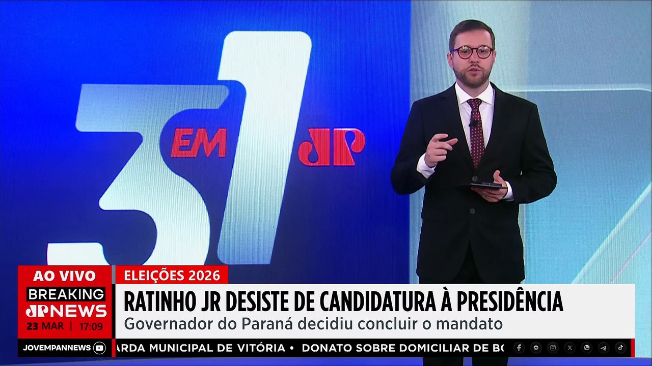 AGORA: Ratinho Jr. desiste da candidatura à Presidência