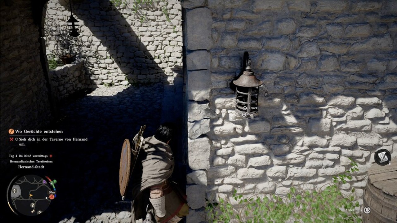 Die Displacement Maps sind in Crimson Desert nicht immer blickwinkelstabil - auch an der Lampe!