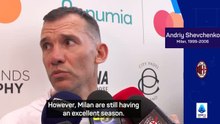 Shevchenko backs Milan to win Serie A