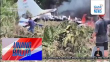 Eroplano ng Colombian Air Force, bumagsak; isa patay, 77 sugatan | Unang Balita