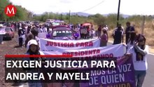 200 personas marchan y exigen justicia para Andrea y Nayeli