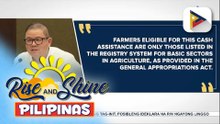 D.A., sisimulan na ang pamamahagi ng P5,000 fuel assistance sa mga magsasaka at mangingisda na apektado rin ng taas-presyo sa langis | ulat ni Gab Villegas