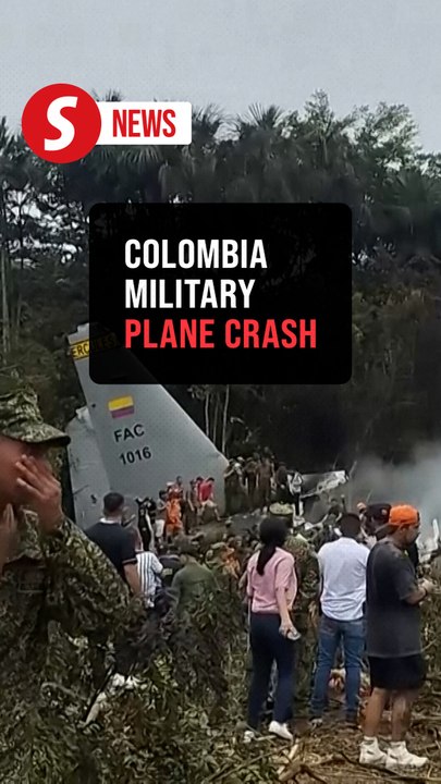 Wounded soldiers airlifted after Colombian military plane crashes in Amazon region