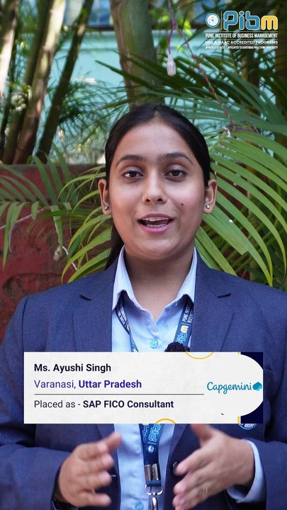 PIBM to Capgemini | MBA & PGDM Placements | Ayushi Singh: Batch 2024 26