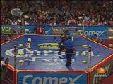 Muerte, Mini Abismo, Histeria vs Mascarita, Dizzy, Octagon