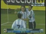 Argentina 3 - Mexico 0 (resumen del primer tiempo)