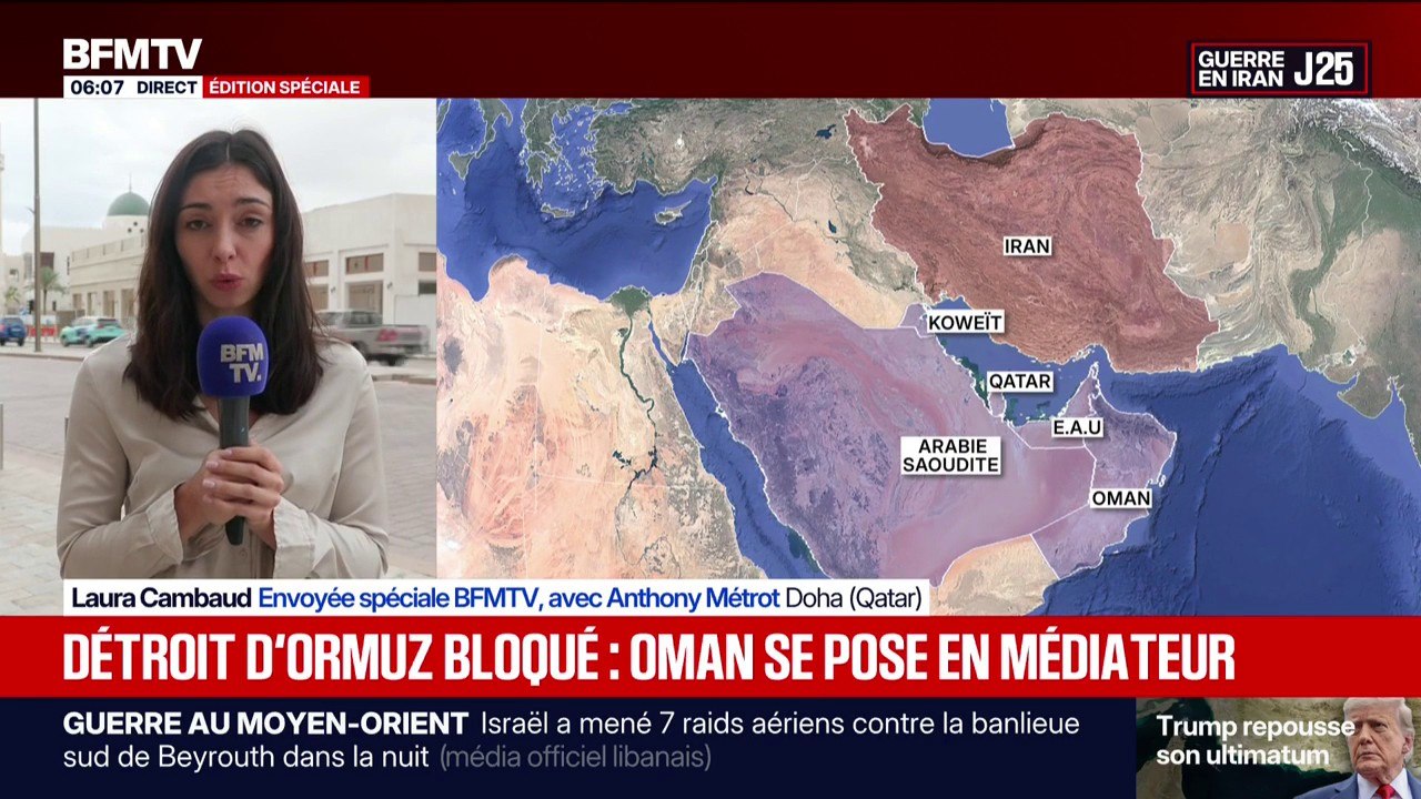 Guerre au Moyen-Orient: Oman se pose en médiateur pour permettre la réouverture du détroit d'Ormuz