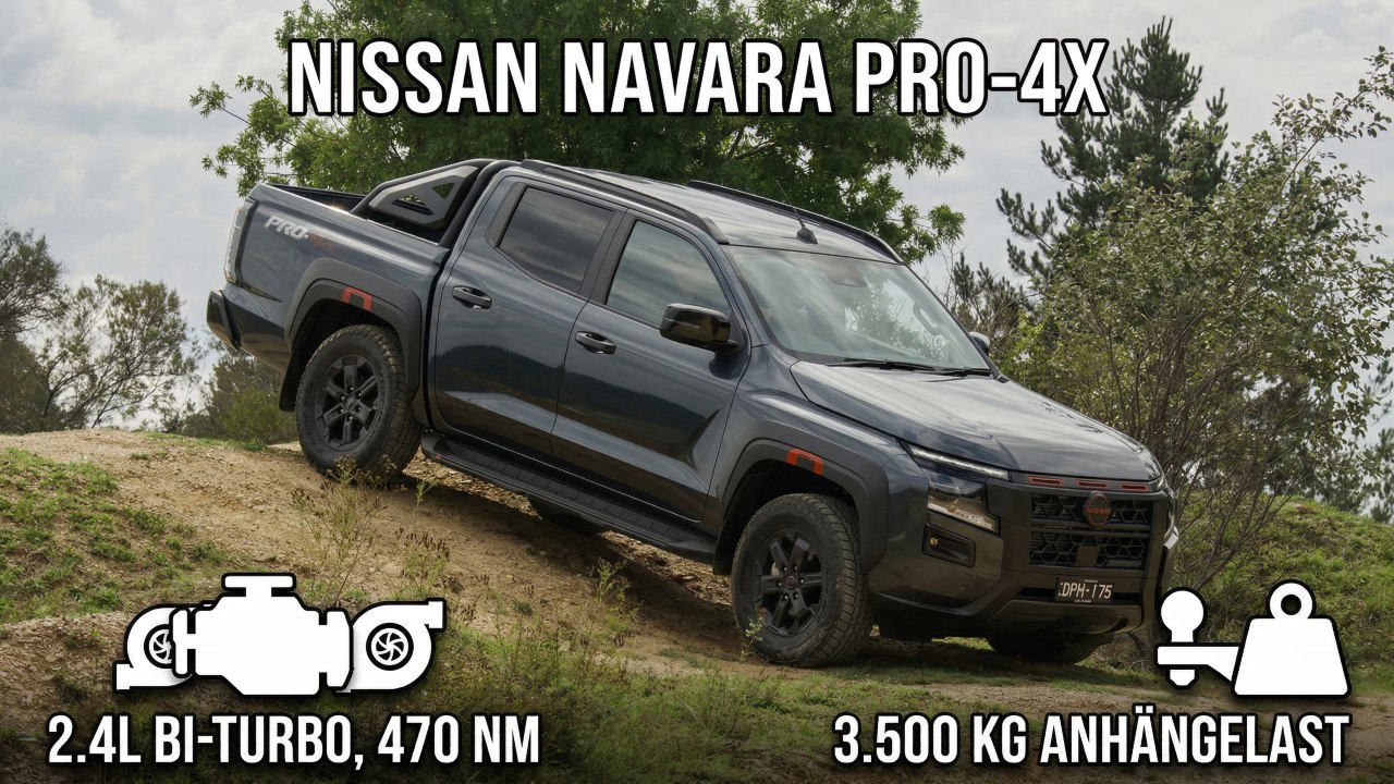 2026 Nissan NAVARA PRO-4X Check: Technik, Fahrwerk & 4WD erklärt