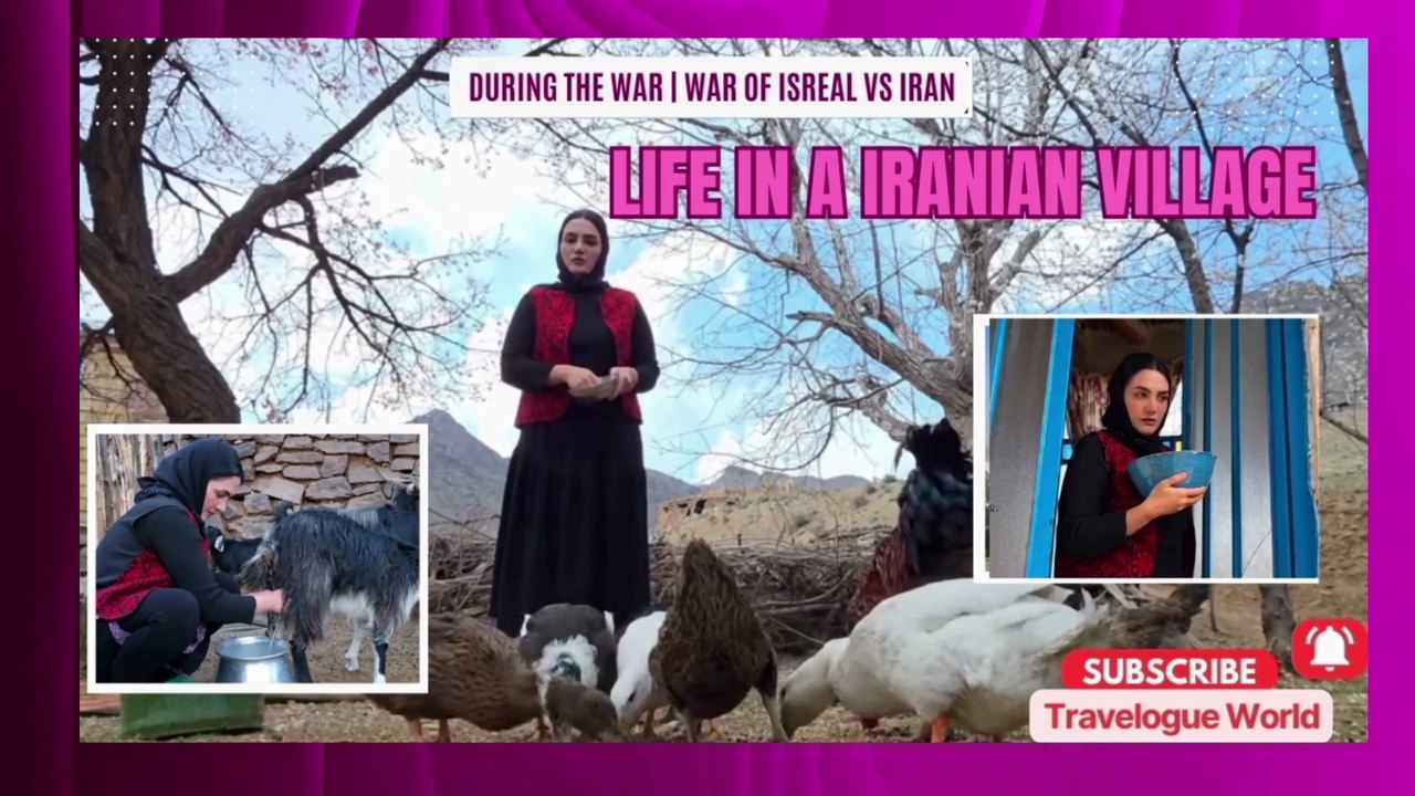 Village Life In Iran | Daily Life Of Iranian Girls During The War Israel Vs Iran | Iranian Cooking