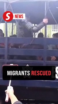 Mexican authorities rescue over 200 migrants found locked in truck