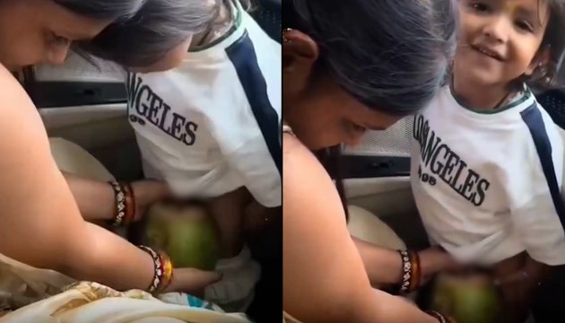 Woman Calls Coconut 'Toilet' & Throws It On Road | Viral Video Shocks Internet