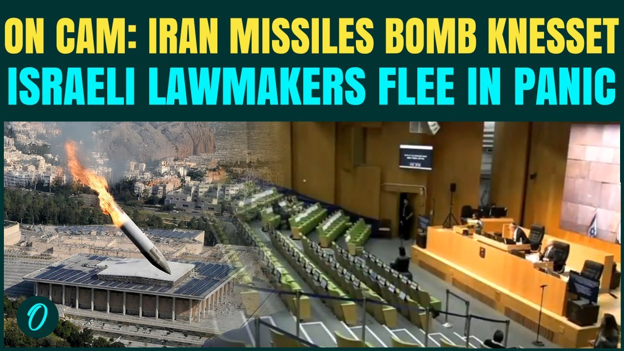 Israeli Parliament ‘ATTACKED’; Iran Fires Cluster Missiles Toward Knesset | Netanyahu Office HIT?