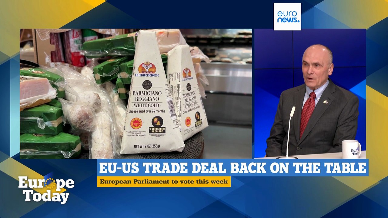 US ambassador warns European Parliament rejecting trade deal is 'economic malpractice'