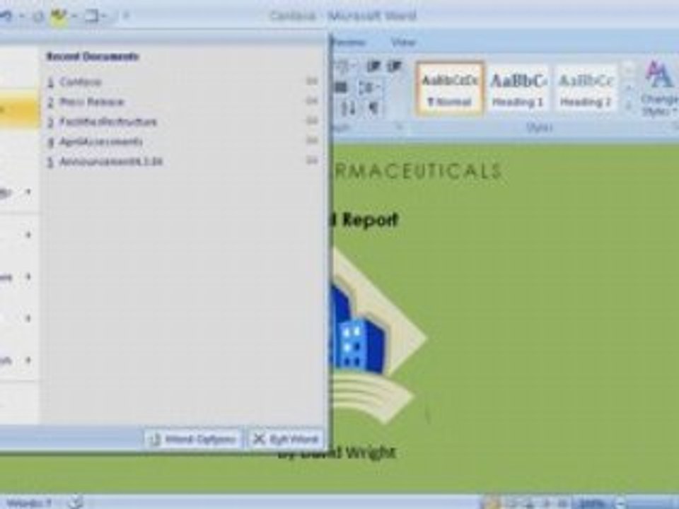Word 2007 Demo: Get Up To Speed