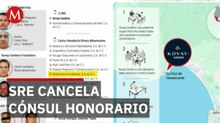 SRE cancela cónsul honorario en Guadalajara por presuntos vínculos con CJNG
