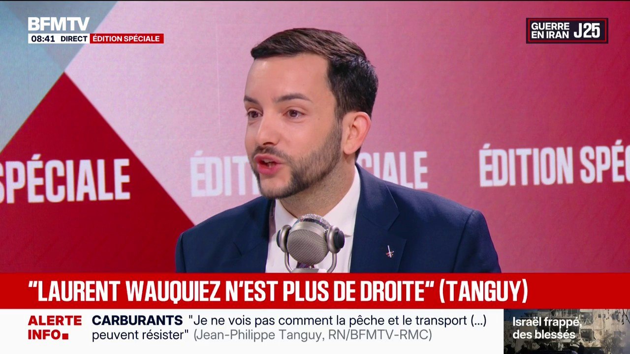 "Laurent Wauquiez, malheureusement, n'est plus de droite", assure Jean-Philippe Tanguy, député Rassemblement national de la Somme
