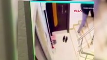 Apartmanda cirit atan hırsız kamerada! Site sakinleri isyan etti