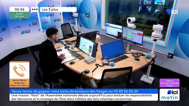 24/03/2026 - ici matin par Ici Lorraine (Meurthe-et-Moselle et Vosges) en vidéo