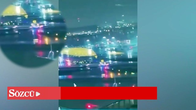 Yolcu uçağı itfaiye aracına böyle çarptı