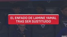DAZN captó el cabreo de Lamine tras ser sustituido: “Es de locos, siempre a mí”