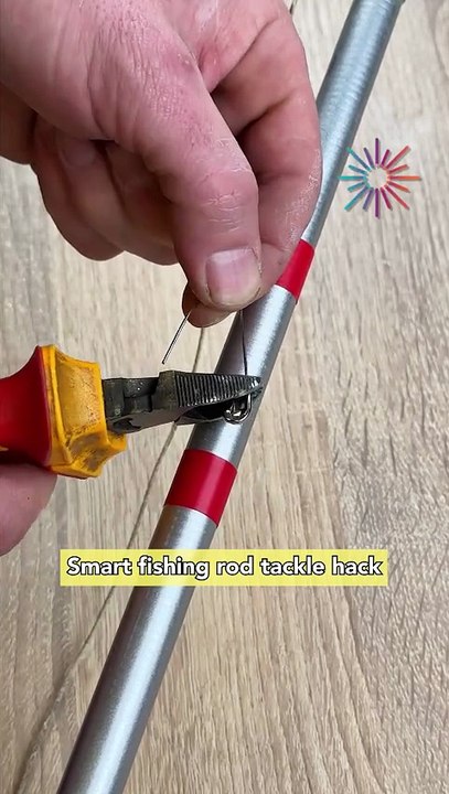 DIY fishing rod upgrade hack 🎣🔧